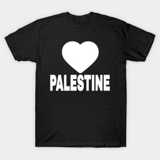 🤍 PALESTINE - White - Front T-Shirt